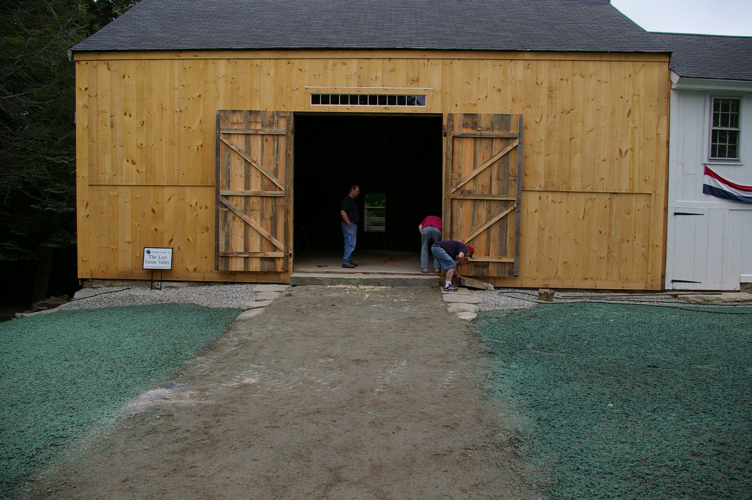 Finished Front of Tavern Barn